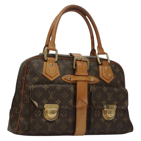LOUIS VUITTON Monogram Manhattan GM Hand Bag M40025 - Picture 1 of 16